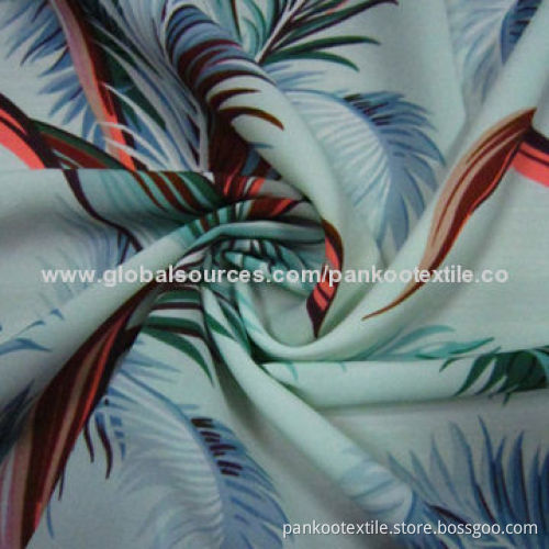 20+26D ITY Poly CDC Print Fabric, 57/58" Width, 84GSM Weight with Soft Texture for Women's Dresses
